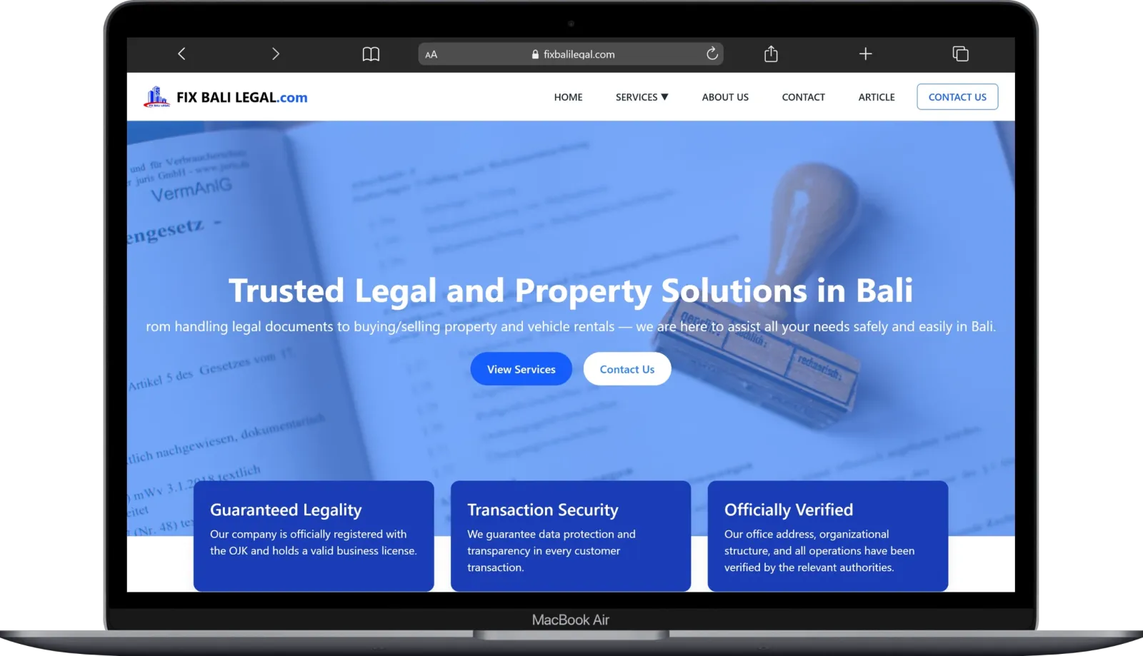 PT Fix Bali Legal